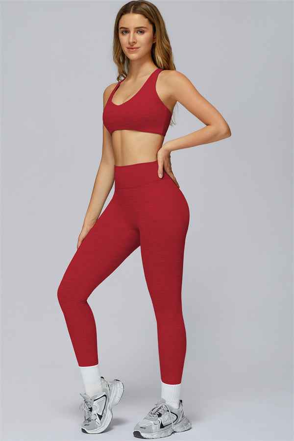 The Radiance Racerback Sports Bra Leggings 2-Piece Set