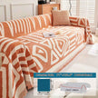 Bohemian-Style Chenille Fabric Extra Long Couch Cover Anti dog scratch