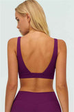 The Lushness V-Back Sports Bra Shorts 2-Piece Set