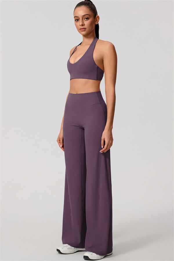 The Nestle Sports Bra Straight Leg Pants 2-Piece Set