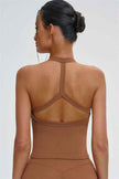 The Slate Y-Back Top Flared Leggings 2-Piece Set
