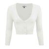 Women's Cropped Bolero 3/4 Sleeve Cardigan