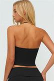 The Twirl Zip Jacket Halter Tank Top New Straight Leg Pants 3-Piece Set