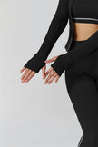 The Venus Zip Top Sports Bra Leggings 3-Piece Set