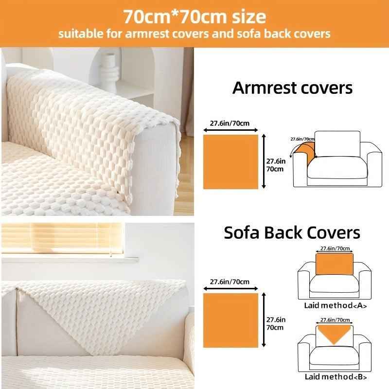 Plush Nordic Sofa Slipcover
