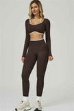 The Prime Line Long Sleeve Crop Top