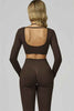 The Prime Long Sleeve Crop Top Leggings 2-Piece Set
