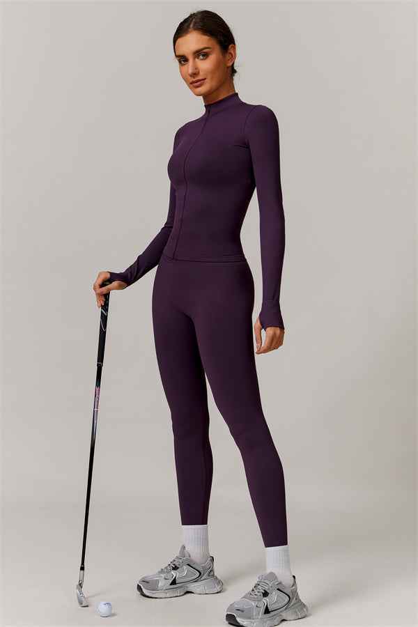 The Nova Luxe Jacket Sports Bra Leggings 3-Piece Set