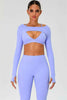 The Ember Sports Bra Crop Top Leggings 3-Piece Set
