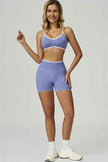 The Prime Line Sports Bra Shorts 2-Piece Set