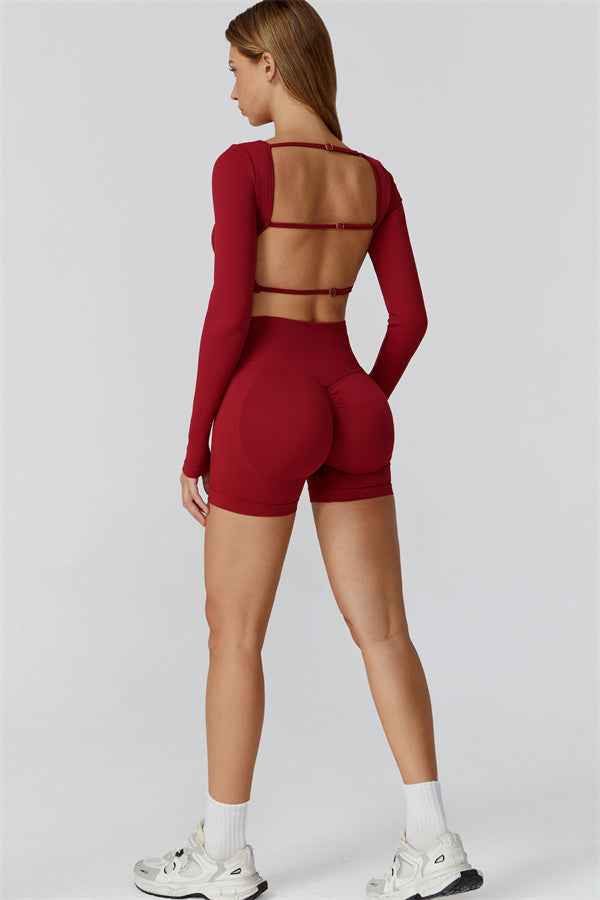 The Reign Long Sleeve Crop Top
