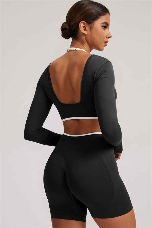 The Elevate New Long Sleeve Crop top