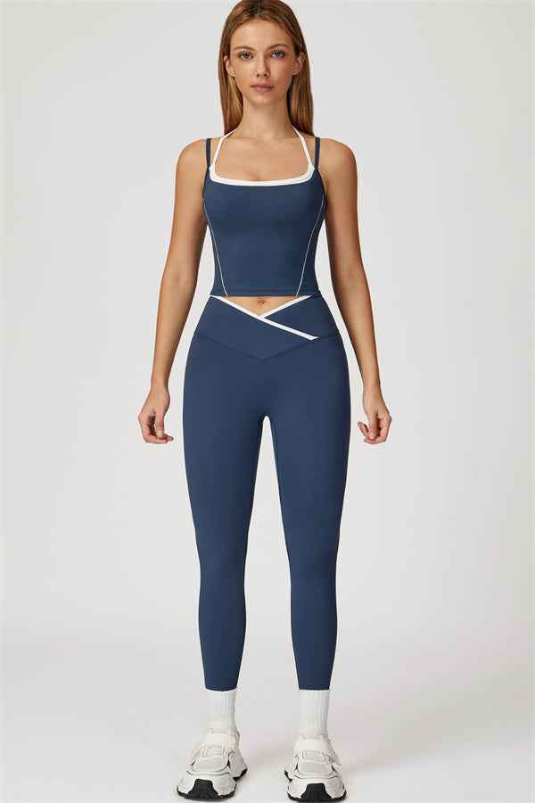The Radiant Crop Top Leggings 2-Piece Set