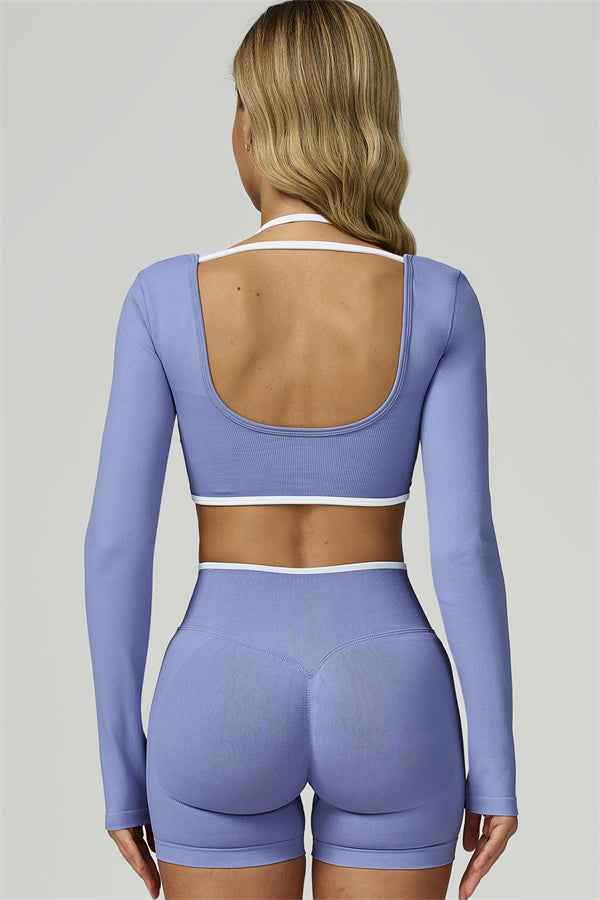 The Prime Line Long Sleeve Crop Top
