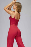 The FlexCore Crop Tank Flared Leggings 2-Piece Set