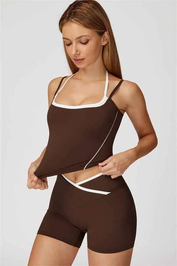 The Radiant Crop Top Shorts 2-Piece Set