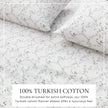 Turkish Cotton Flannel Sheet Set - Winter Floral Collection