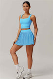 The Balance Crop Top Tennis Skirt 2-Piece Set