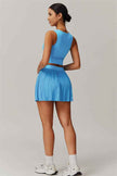 The Balance Crop Top Tennis Skirt 2-Piece Set