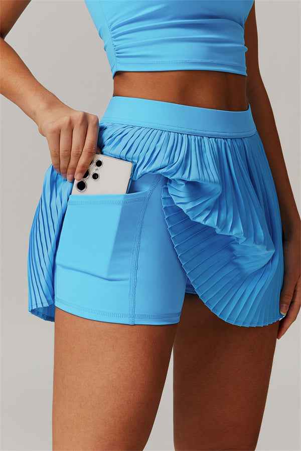 The Balance Crop Top Tennis Skirt 2-Piece Set