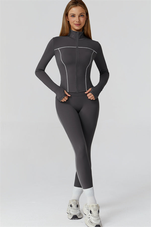 The Venus Zip Top Leggings 2-Piece Set