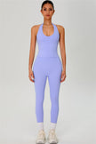 The Solid Halter Tank Top