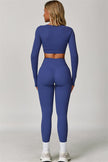 The Lavish Long Sleeve Cut-out Crop Top