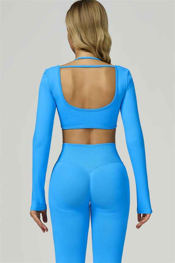 The Prime Long Sleeve Crop Top Leggings 2-Piece Set