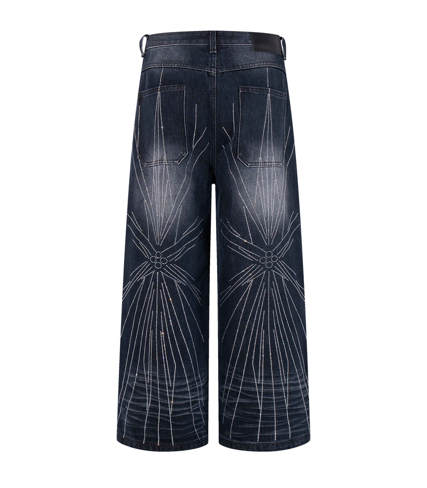STAR RHINESTONE DENIM