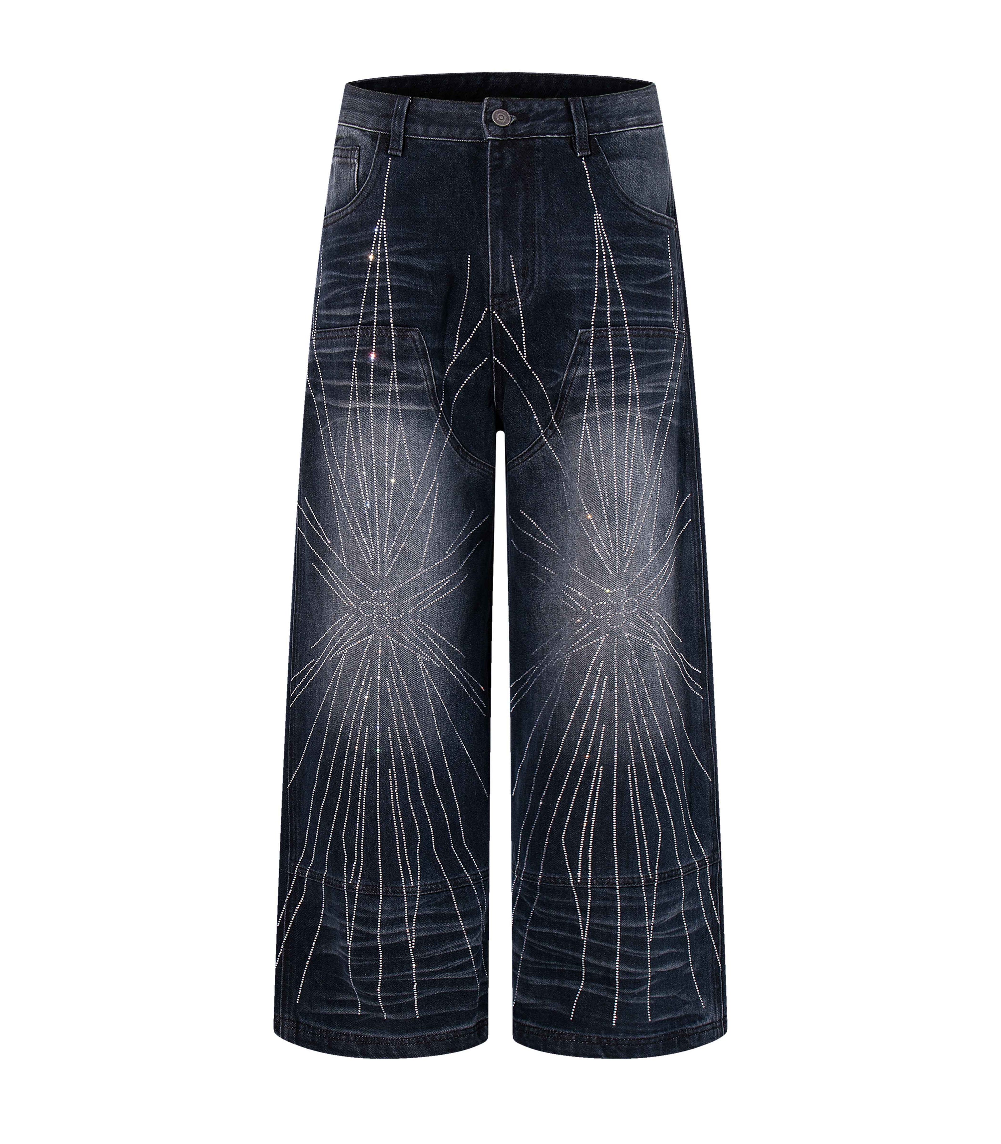 STAR RHINESTONE DENIM