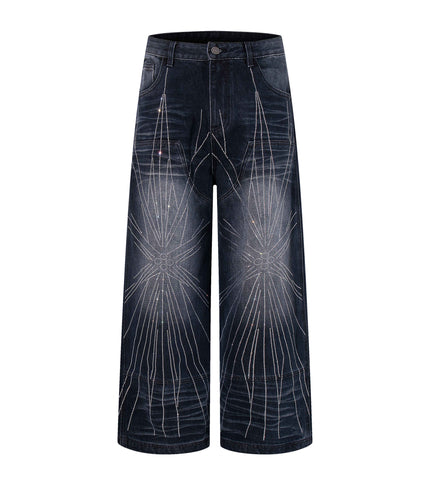 STAR RHINESTONE DENIM