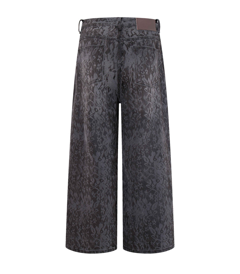 NOIR FLORAL DENIM