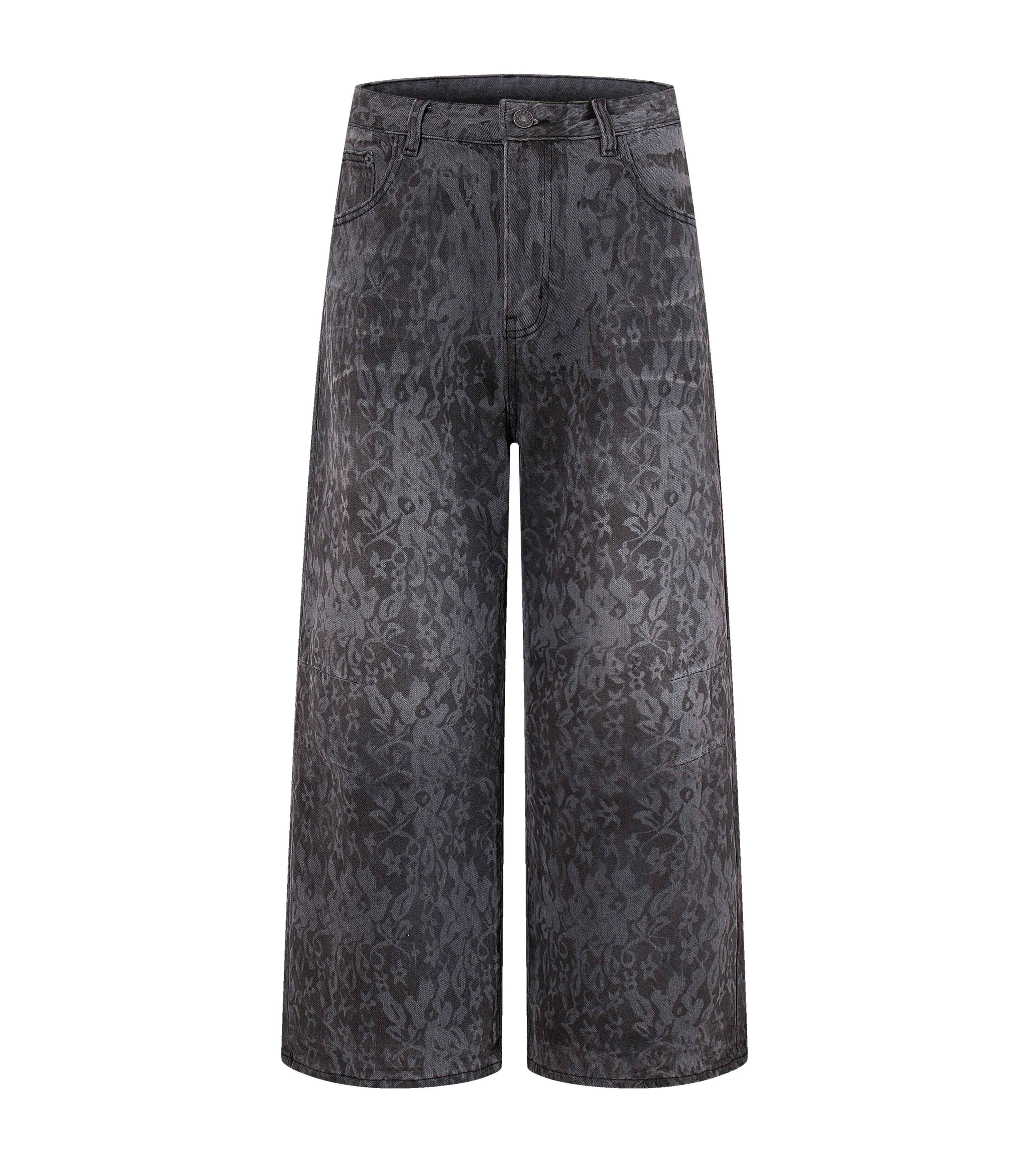 NOIR FLORAL DENIM