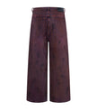 WIDEBOY BURGANDY DENIM