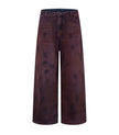 WIDEBOY BURGANDY DENIM