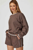 The Amara Sweatshirt Lounge Shorts 2-Piece Set