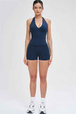 The Stride Crop Top Isabella Shorts 2-Piece Set