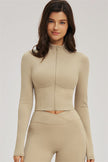 The Sizzle Zip Jacket Flared Leggings 2-Piece Set
