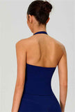 The Solid Halter Tank Top Leggings 2-Piece Set