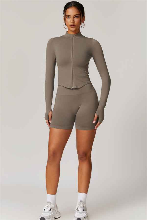 The Delight Jacket Shorts 2-Piece Set