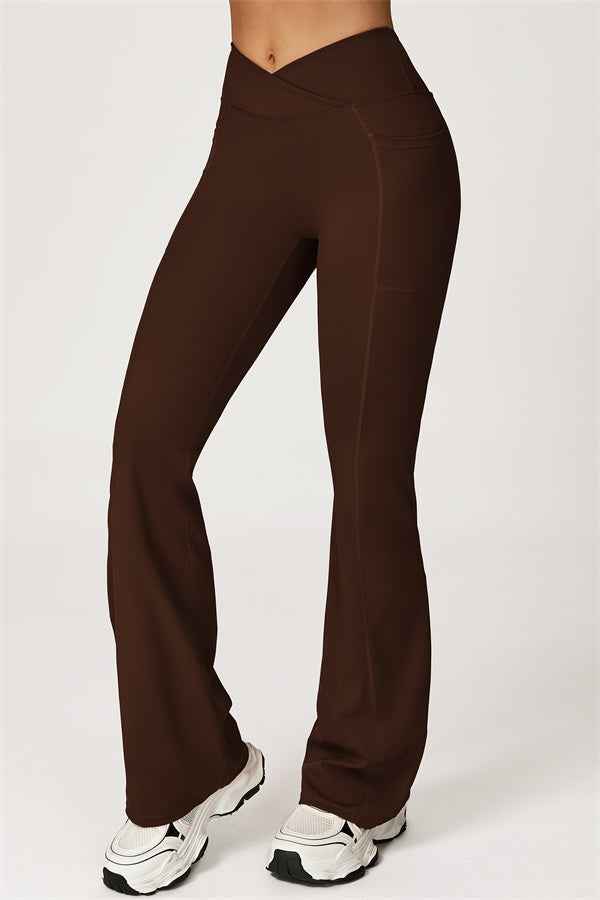 The Glacier Crop Tank Flared Leggings 2-Piece Set