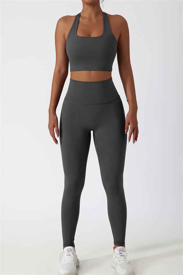 The Seraphine Halter Crop Top