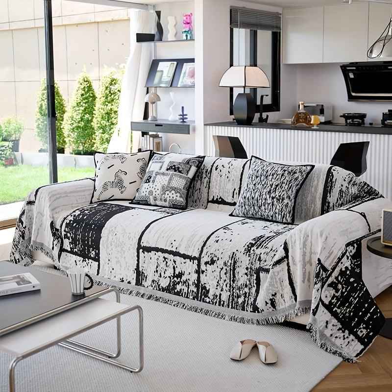 Luxury Pet Cover for Leather Sofa, Non-Slip & Machine Washable