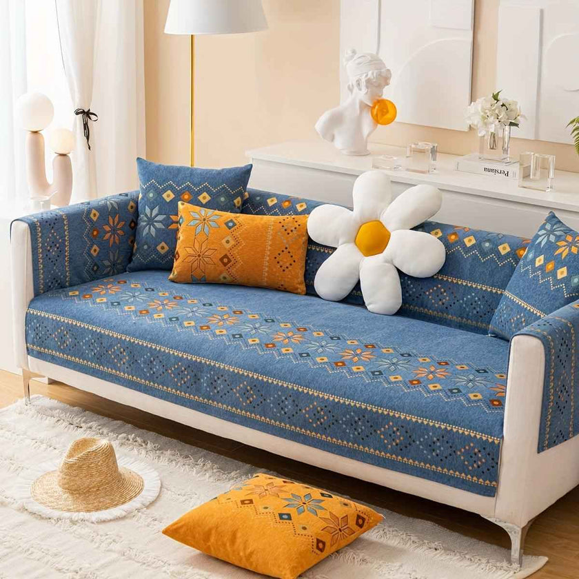 Stylish Bohemian Chenille Slipcovers for Couches