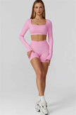 The Reign Long Sleeve Crop Top