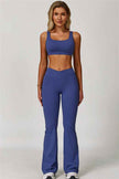 The Lavish Sports Bra Flared Leggings 2-Piece Set