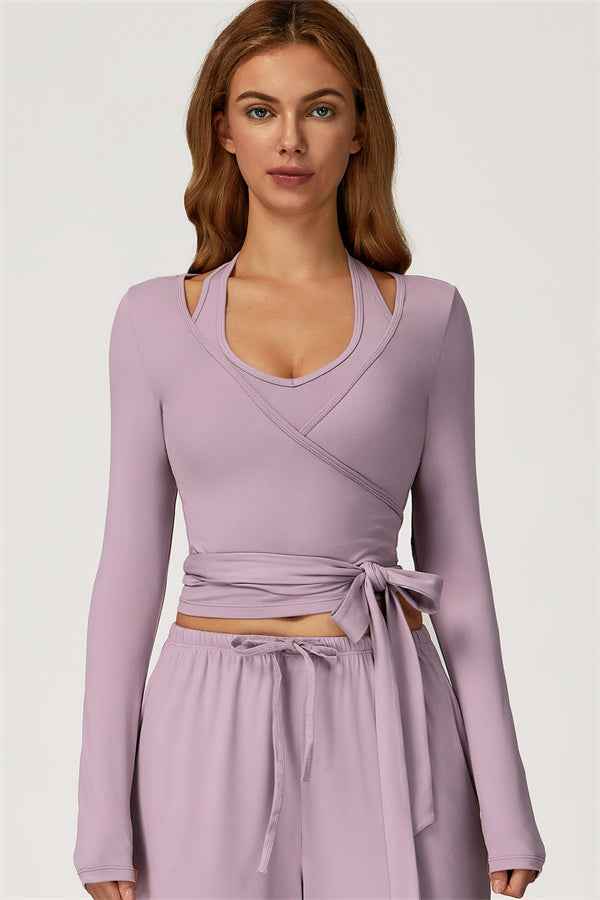 The Sprint Long Sleeve Crop Top