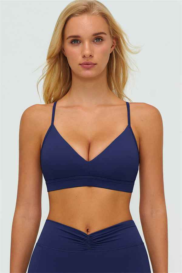 The Lushness Y-Back Sports Bra Shorts 2-Piece Set