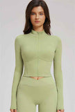 The Sizzle Zip Jacket Flared Leggings 2-Piece Set
