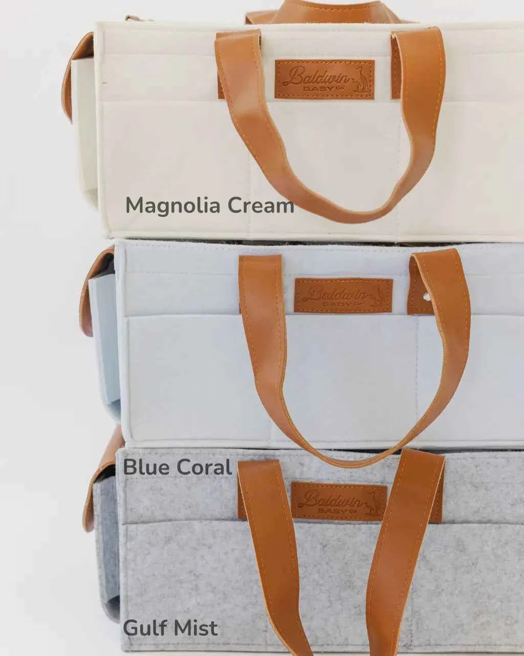 Blue Coral Diaper Caddy
